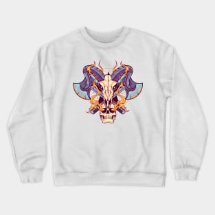 Baphomet Skull Crewneck Sweatshirt